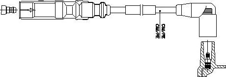 Bremi 1A22E65 - Câble d'allumage cwaw.fr