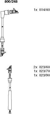 Bremi 800/248 - Kit de câbles d'allumage cwaw.fr