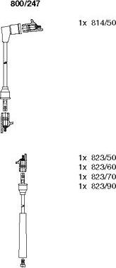 Bremi 800/247 - Kit de câbles d'allumage cwaw.fr