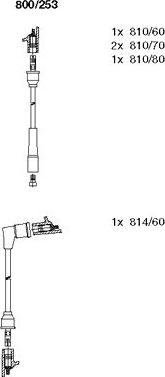 Bremi 800/253 - Kit de câbles d'allumage cwaw.fr