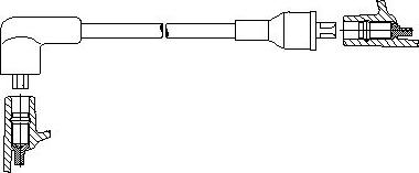 Bremi 884/50 - Câble d'allumage cwaw.fr