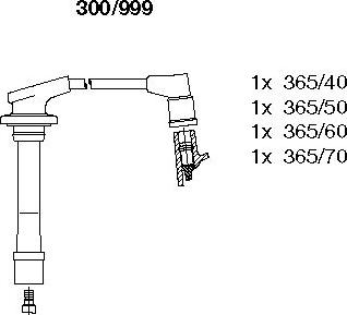 Bremi 300/999 - Kit de câbles d'allumage cwaw.fr