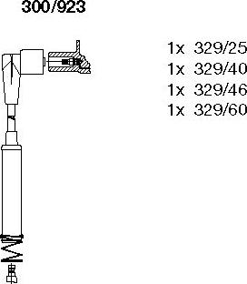 Bremi 300/923 - Kit de câbles d'allumage cwaw.fr