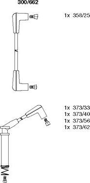 Bremi 300/662 - Kit de câbles d'allumage cwaw.fr