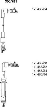 Bremi 300/781 - Kit de câbles d'allumage cwaw.fr