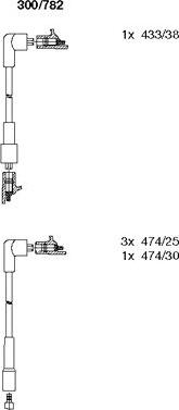 Bremi 300/782 - Kit de câbles d'allumage cwaw.fr