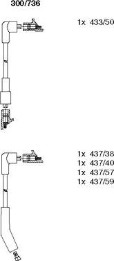 Bremi 300/736 - Kit de câbles d'allumage cwaw.fr