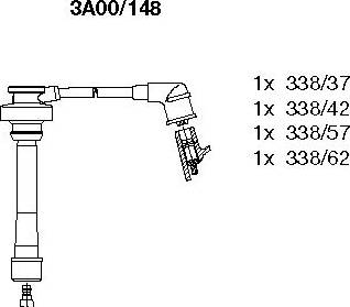 Bremi 3A00/148 - Kit de câbles d'allumage cwaw.fr