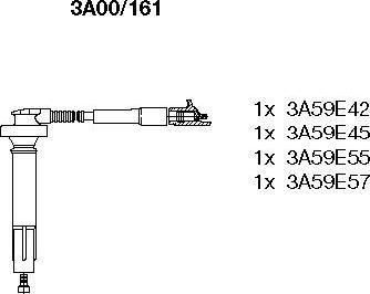 Bremi 3A00/161 - Kit de câbles d'allumage cwaw.fr