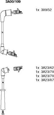 Bremi 3A00/109 - Kit de câbles d'allumage cwaw.fr