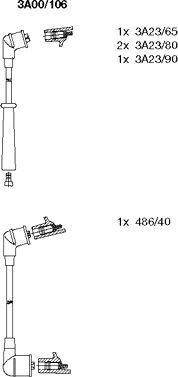 Bremi 3A00/106 - Kit de câbles d'allumage cwaw.fr