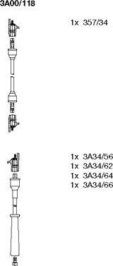 Bremi 3A00/118 - Kit de câbles d'allumage cwaw.fr