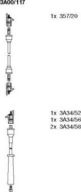 Bremi 3A00/117 - Kit de câbles d'allumage cwaw.fr