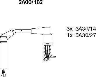 Bremi 3A00/183 - Kit de câbles d'allumage cwaw.fr