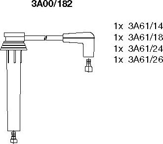 Bremi 3A00/182 - Kit de câbles d'allumage cwaw.fr