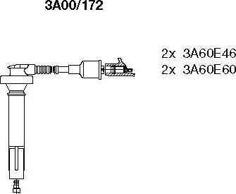 Bremi 3A00/172 - Kit de câbles d'allumage cwaw.fr