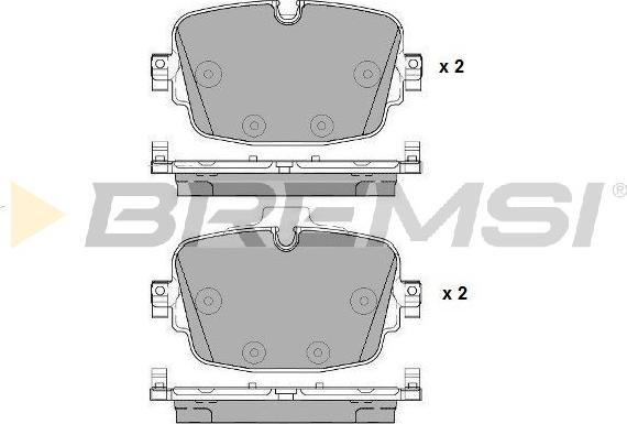 Bremsi BP3958 - Kit de plaquettes de frein, frein à disque cwaw.fr