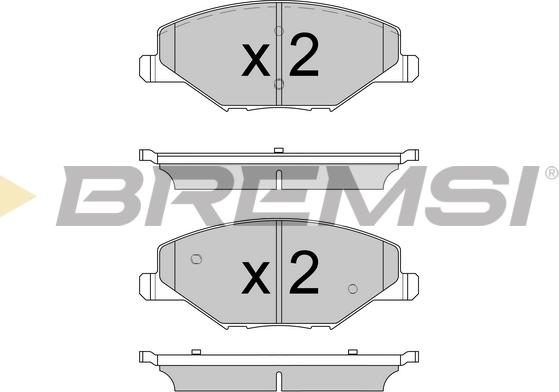 Bremsi BP3591 - Kit de plaquettes de frein, frein à disque cwaw.fr