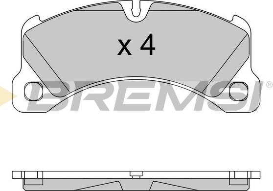 Bremsi BP3552 - Kit de plaquettes de frein, frein à disque cwaw.fr