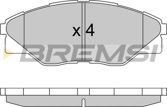 Bremsi BP3586 - Kit de plaquettes de frein, frein à disque cwaw.fr