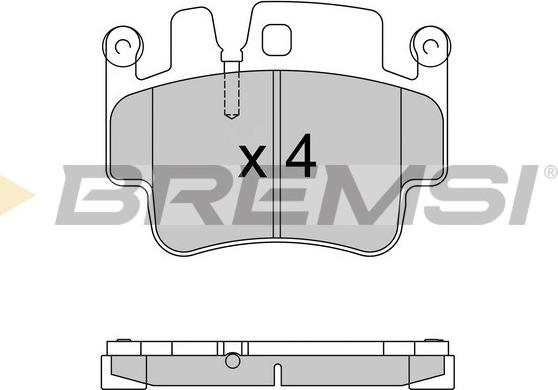 Bremsi BP3573 - Kit de plaquettes de frein, frein à disque cwaw.fr