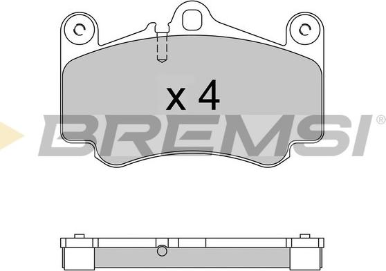 Bremsi BP3572 - Kit de plaquettes de frein, frein à disque cwaw.fr