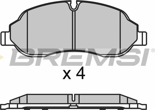 Bremsi BP3651 - Kit de plaquettes de frein, frein à disque cwaw.fr