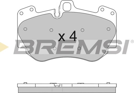 Bremsi BP3611 - Kit de plaquettes de frein, frein à disque cwaw.fr