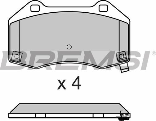 Bremsi BP3675 - Kit de plaquettes de frein, frein à disque cwaw.fr