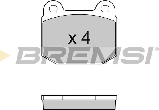 Bremsi BP3035 - Kit de plaquettes de frein, frein à disque cwaw.fr