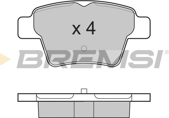 Bremsi BP3198 - Kit de plaquettes de frein, frein à disque cwaw.fr