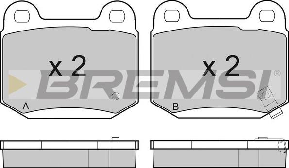 Bremsi BP3159 - Kit de plaquettes de frein, frein à disque cwaw.fr