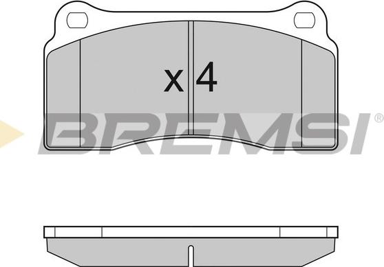 Bremsi BP3153 - Kit de plaquettes de frein, frein à disque cwaw.fr