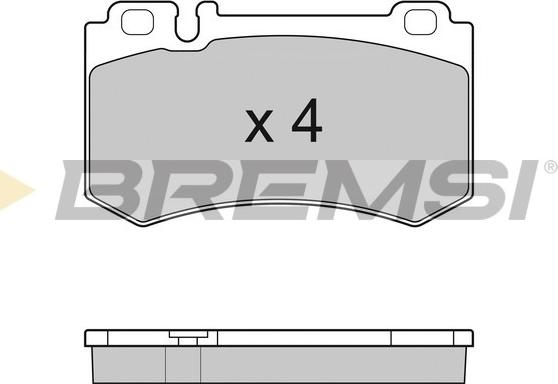 Bremsi BP3164 - Kit de plaquettes de frein, frein à disque cwaw.fr