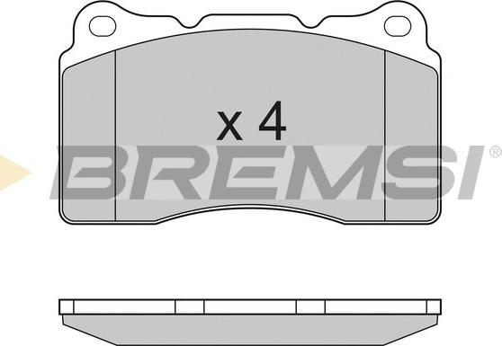 Bremsi BP3167 - Kit de plaquettes de frein, frein à disque cwaw.fr