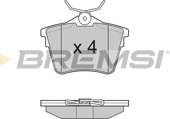 Bremsi BP3183 - Kit de plaquettes de frein, frein à disque cwaw.fr