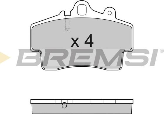 Bremsi BP3179 - Kit de plaquettes de frein, frein à disque cwaw.fr