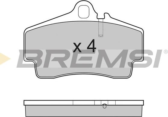 Bremsi BP3176 - Kit de plaquettes de frein, frein à disque cwaw.fr