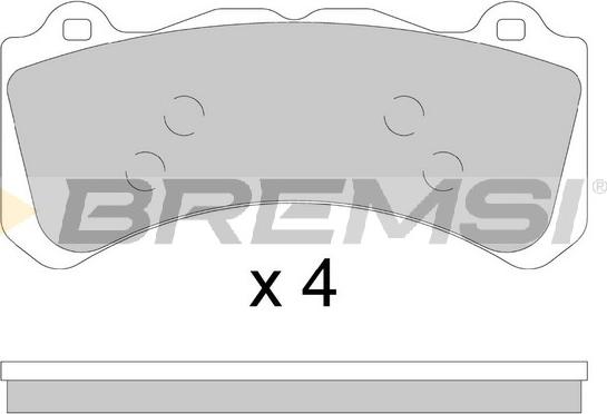 Bremsi BP3896 - Kit de plaquettes de frein, frein à disque cwaw.fr