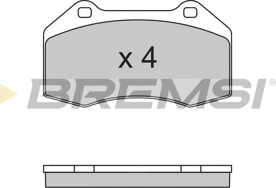 Bremsi BP3355 - Kit de plaquettes de frein, frein à disque cwaw.fr