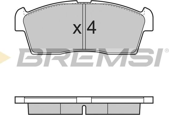 Bremsi BP3380 - Kit de plaquettes de frein, frein à disque cwaw.fr