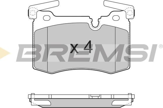 Bremsi BP3388 - Kit de plaquettes de frein, frein à disque cwaw.fr