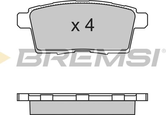 Bremsi BP3333 - Kit de plaquettes de frein, frein à disque cwaw.fr