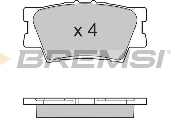 Bremsi BP3252 - Kit de plaquettes de frein, frein à disque cwaw.fr