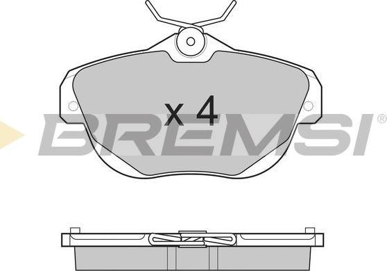 Bremsi BP3262 - Kit de plaquettes de frein, frein à disque cwaw.fr