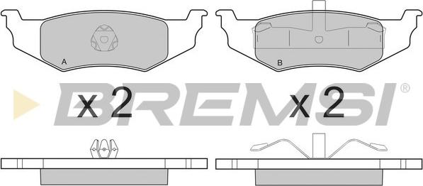 Bremsi BP3216 - Kit de plaquettes de frein, frein à disque cwaw.fr