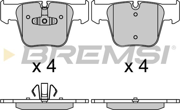 Bremsi BP3715 - Kit de plaquettes de frein, frein à disque cwaw.fr