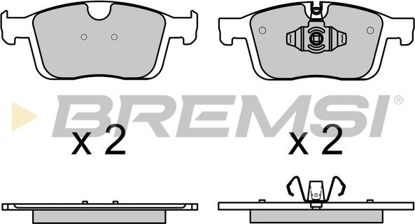 Bremsi BP3731 - Kit de plaquettes de frein, frein à disque cwaw.fr