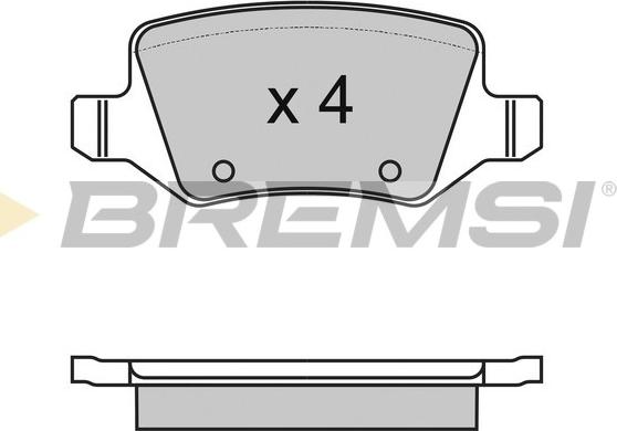 Bremsi BP2983 - Kit de plaquettes de frein, frein à disque cwaw.fr