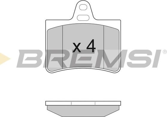 Bremsi BP2938 - Kit de plaquettes de frein, frein à disque cwaw.fr